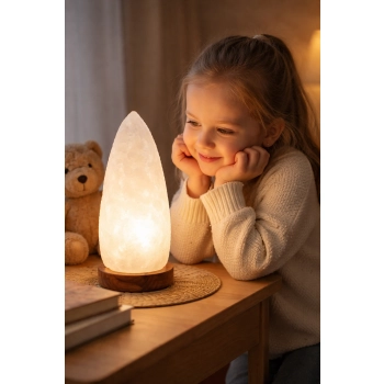 Lampka solna nocna sól himalajska 2-3 kg dla dzieci niemowlaka do spania